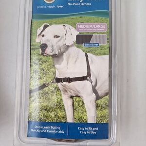 PetSafe No-Pull Dog Harness - Black/Silver